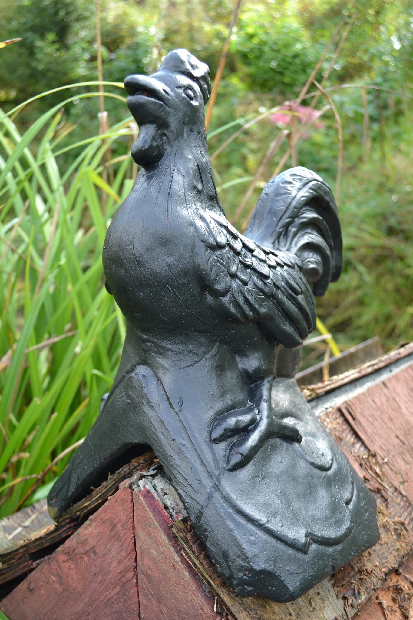 Cockerel Angled Roof Finial
