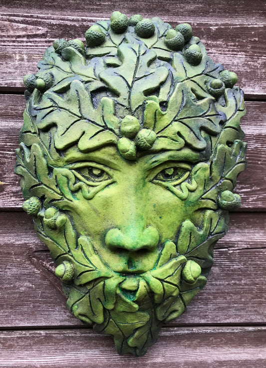 Acorn Green Man Plaque