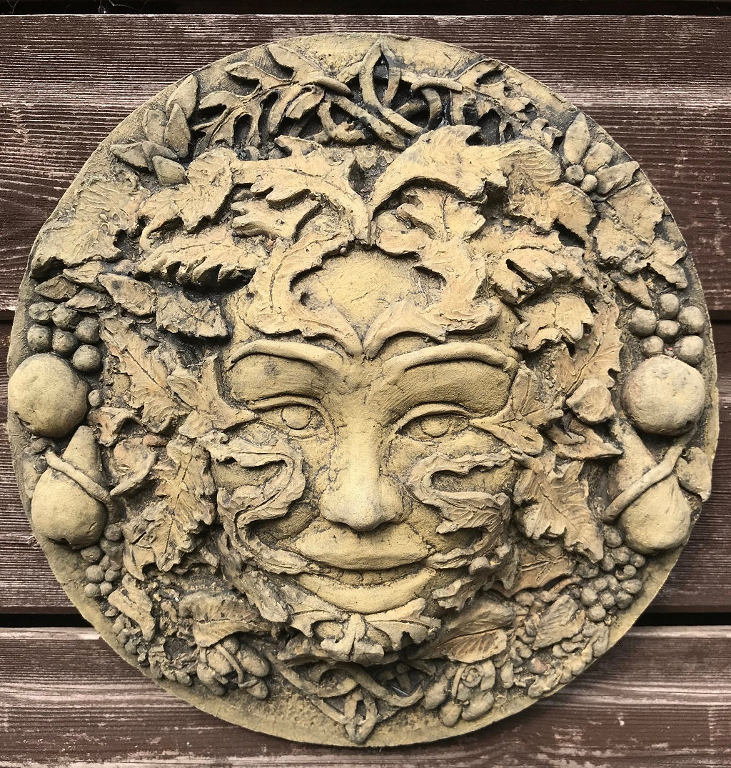 Autumn Green Man Plaque