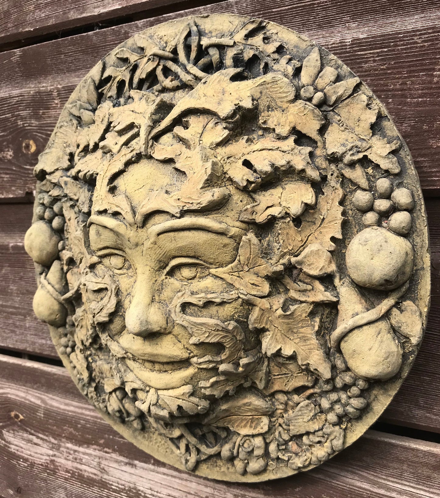 Autumn Green Man Plaque
