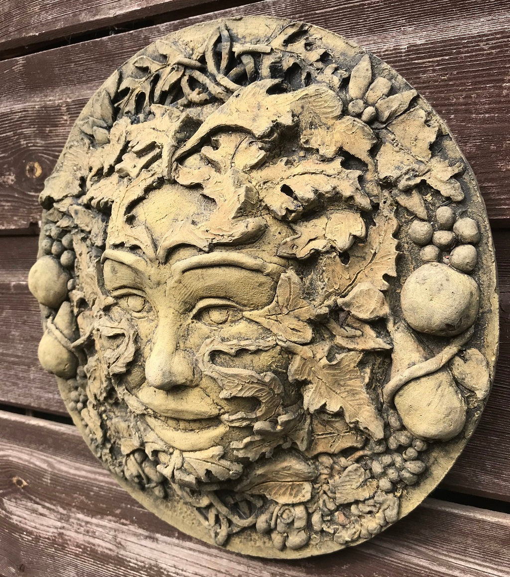 Autumn Green Man Plaque