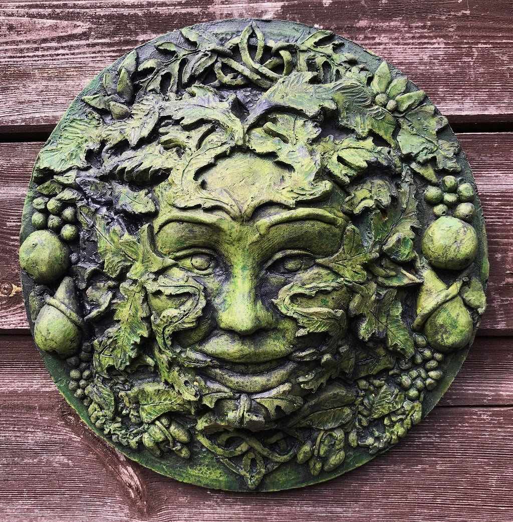 Autumn Green Man Plaque