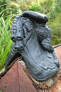 Baby J Dragon Angled Roof Finial