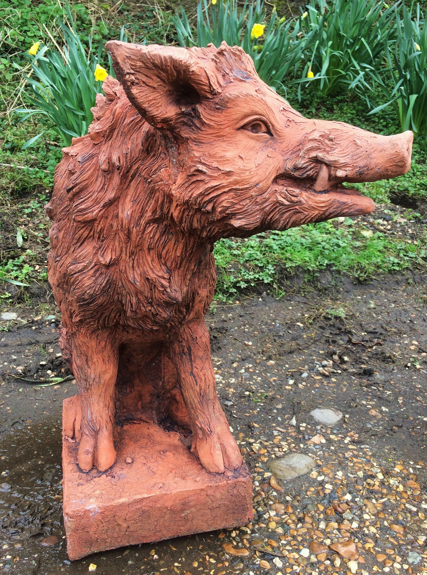 Wild Boar Statues