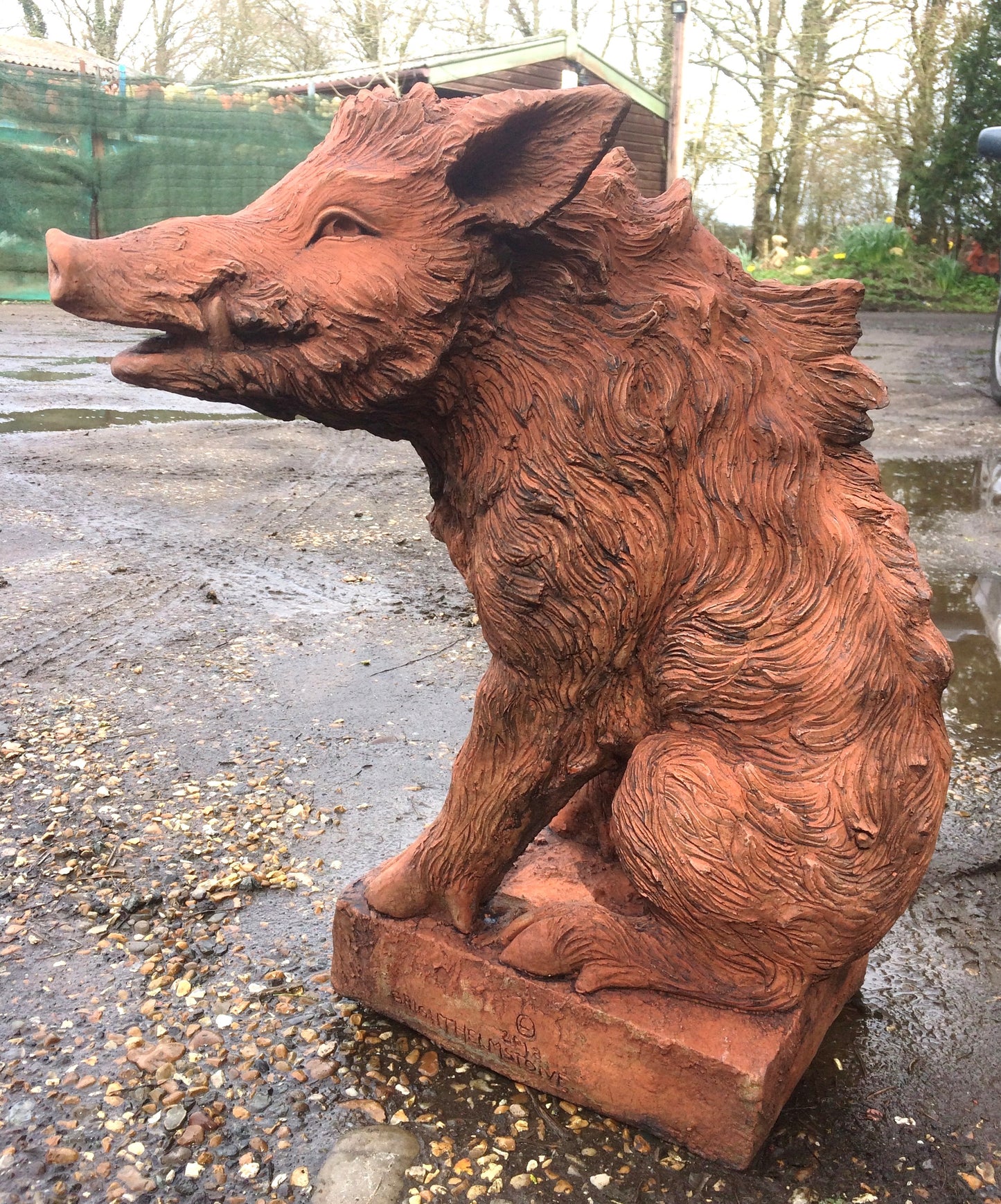 Wild Boar Statues