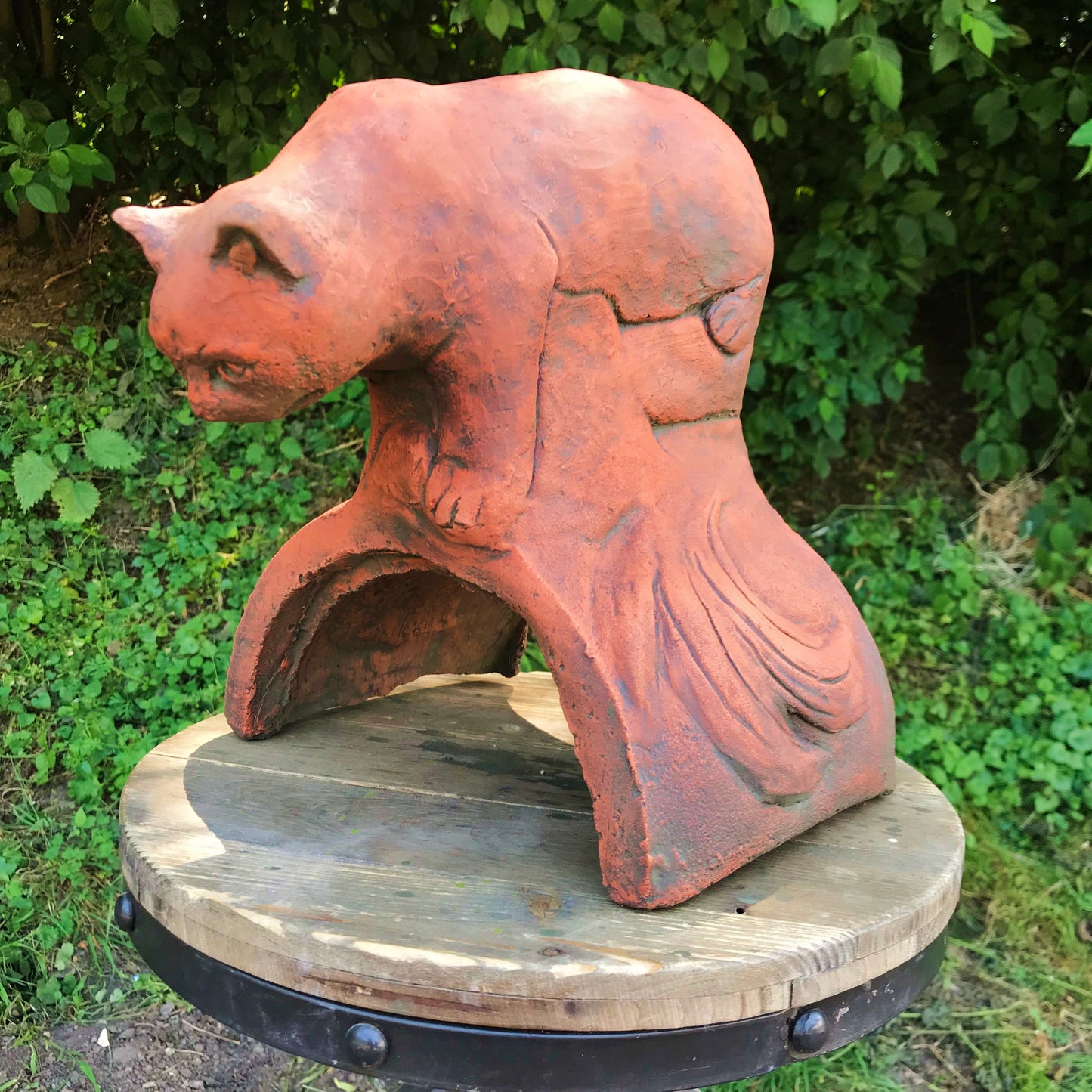 Cat Half Round Roof Finial