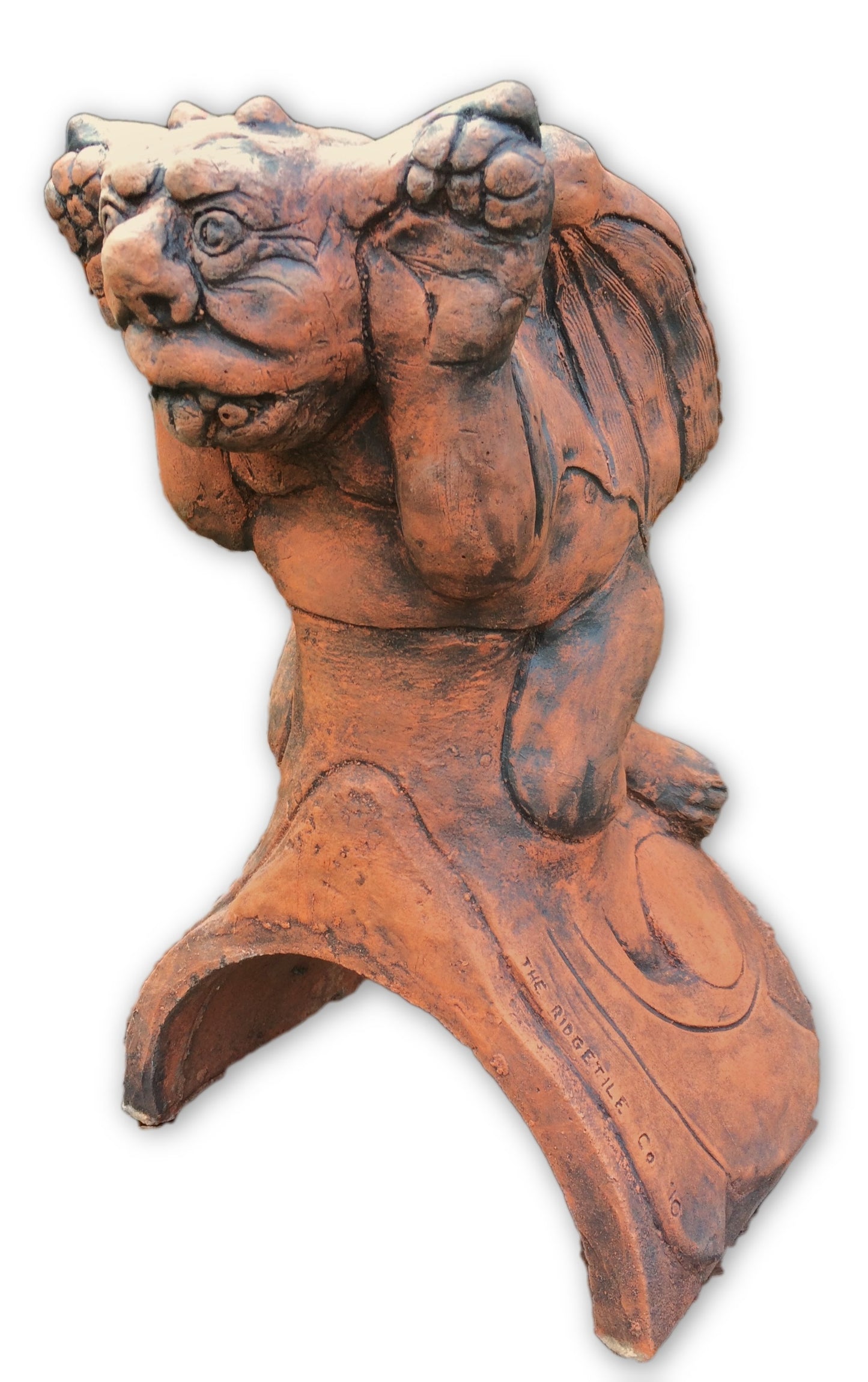 Cheeky Tongue Gargoyle Half Round Roof Finial