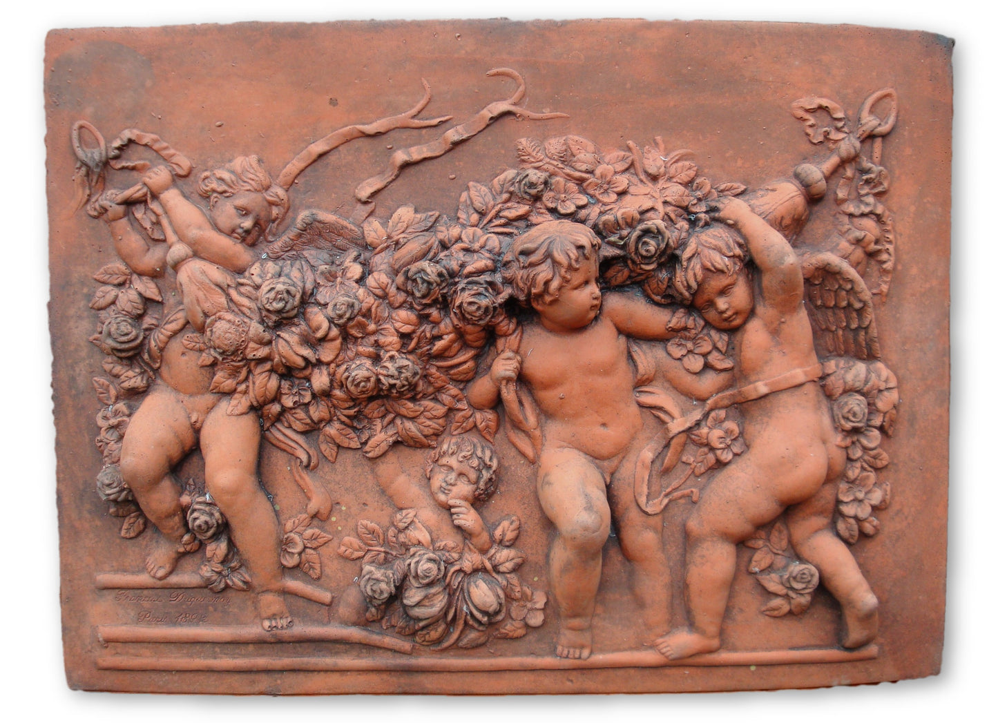 Cherubs and Garland