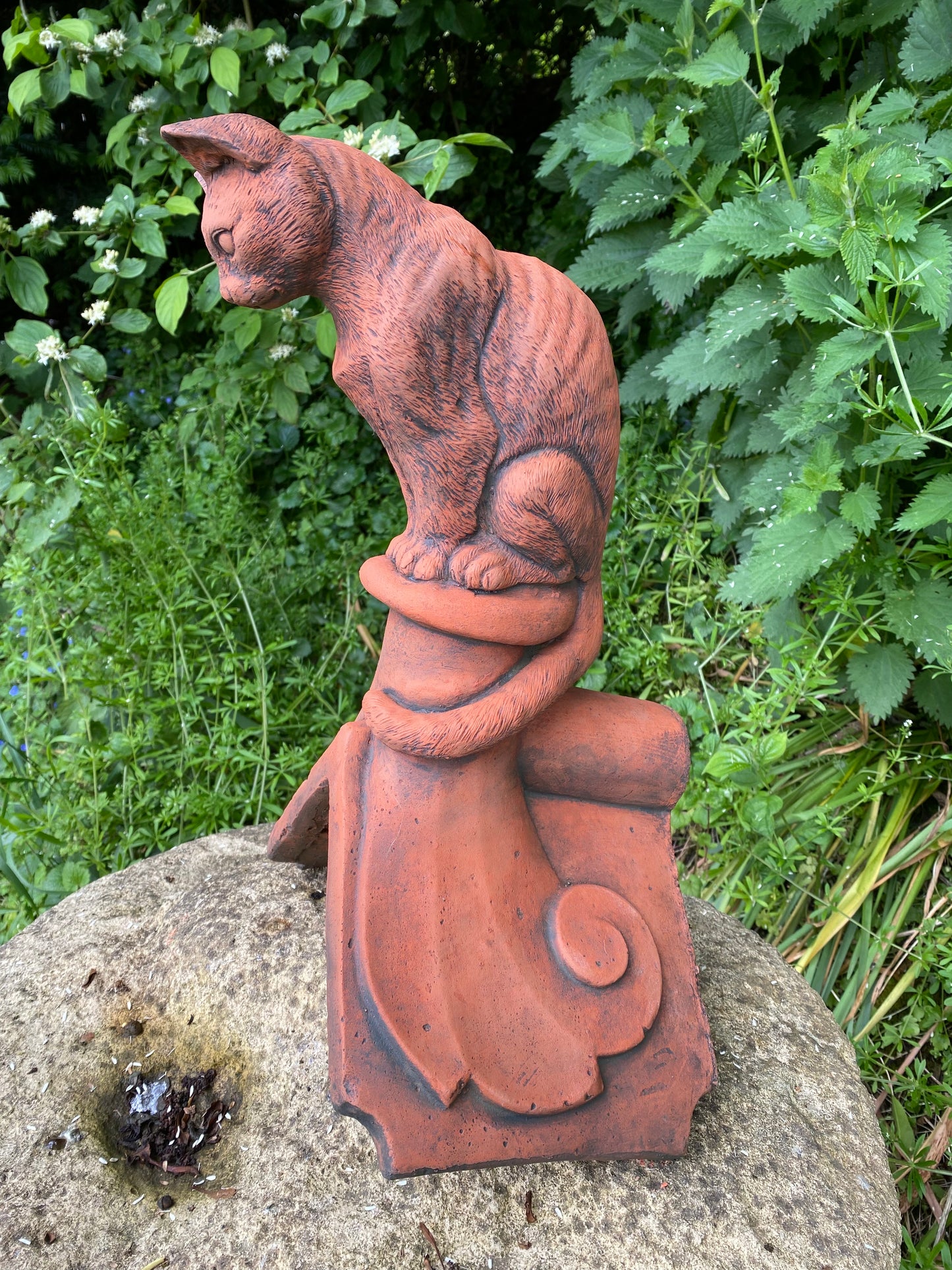 Curious Cat Angled Roof Finial