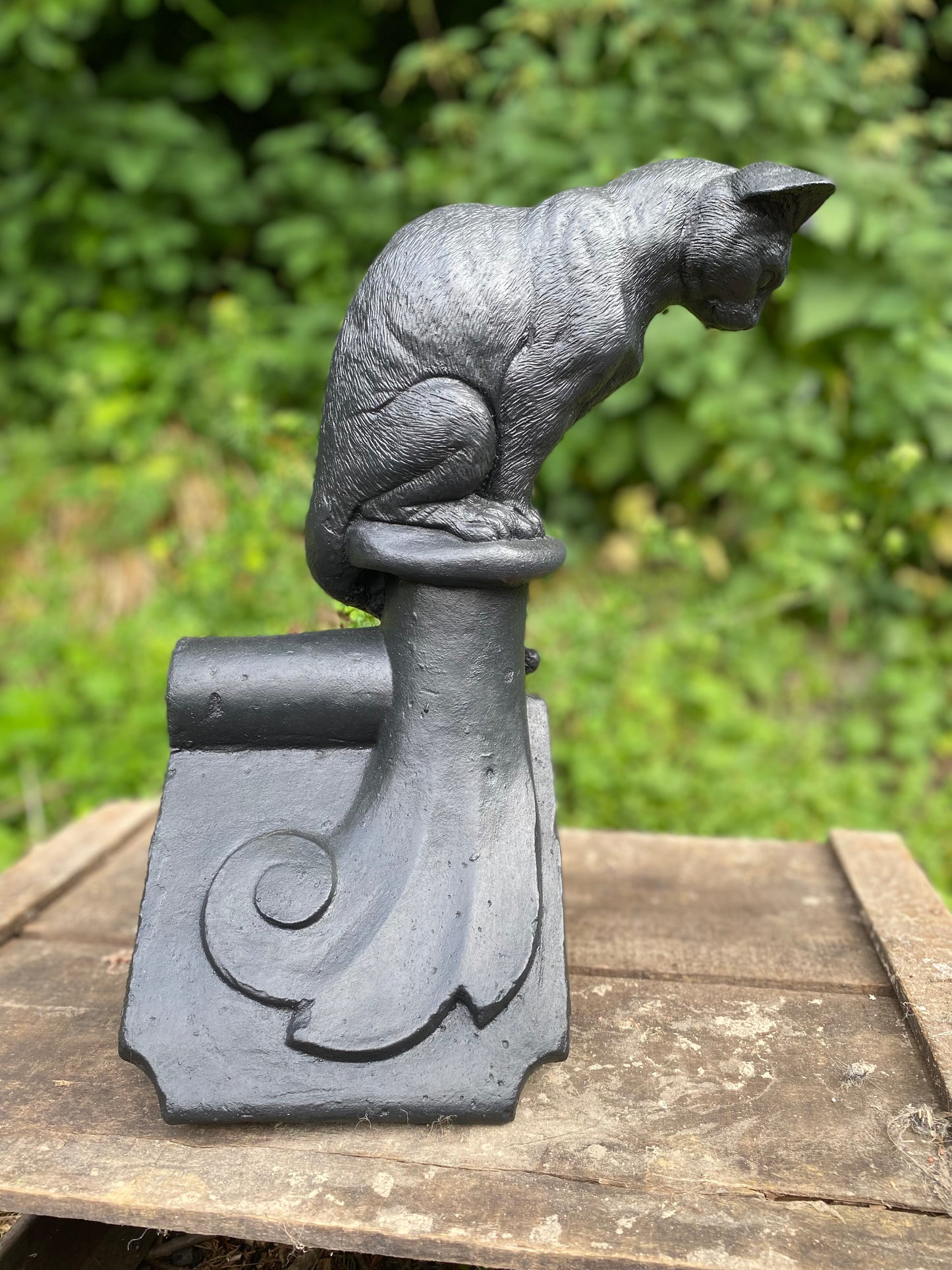 Curious Cat Angled Roof Finial