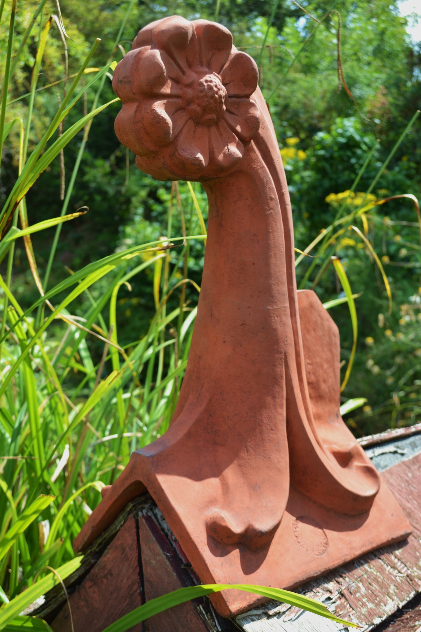 Daisy Sunflower Angled Roof Finial
