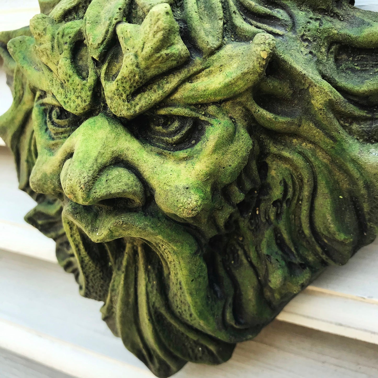 Pagan Set Four Green Man Plaques