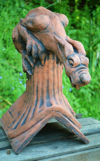 Dog Gargoyle Angled Roof Finial