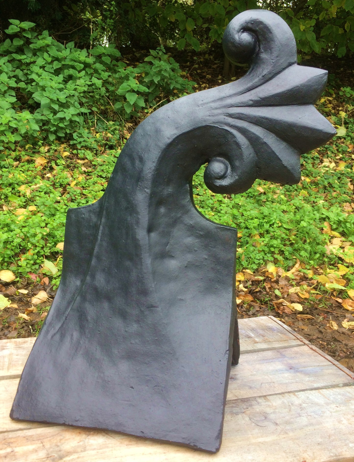 Fan Tail Angled Roof Finial