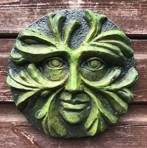 Medieval Large Green Man Plaque
