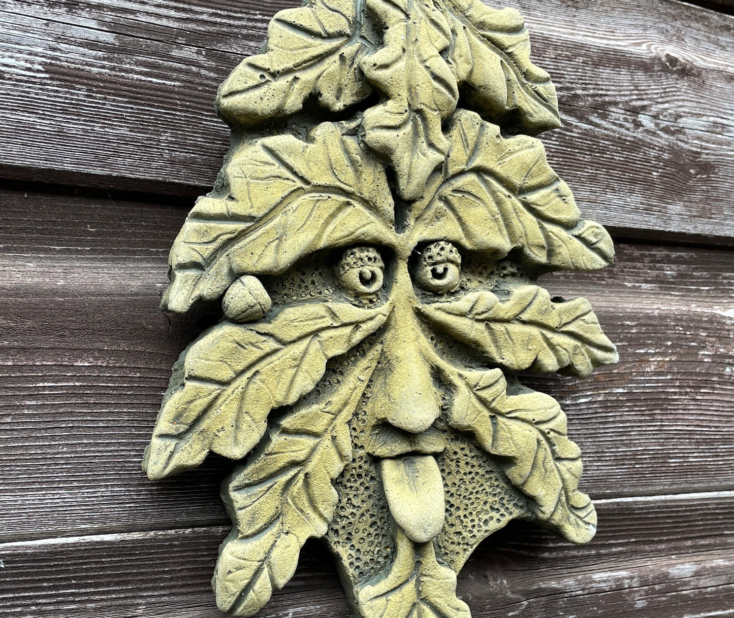 Hazlenut Green Man Plaque