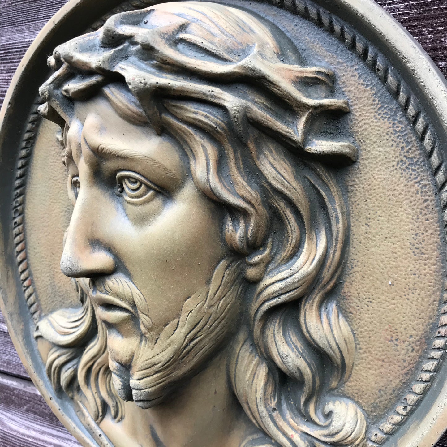 Jesus Round Wall Plaque