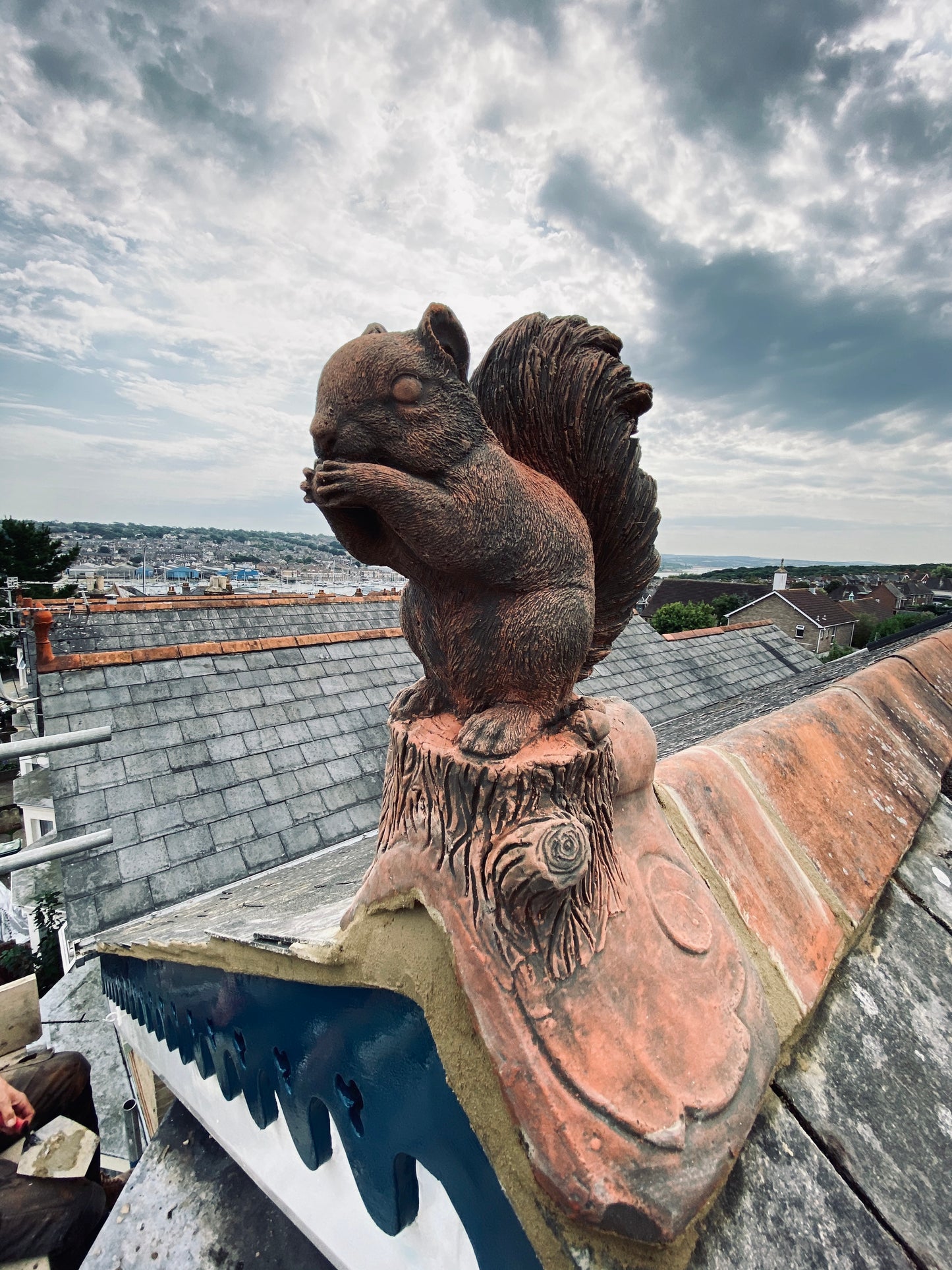 Squirrel Angled Roof Finial