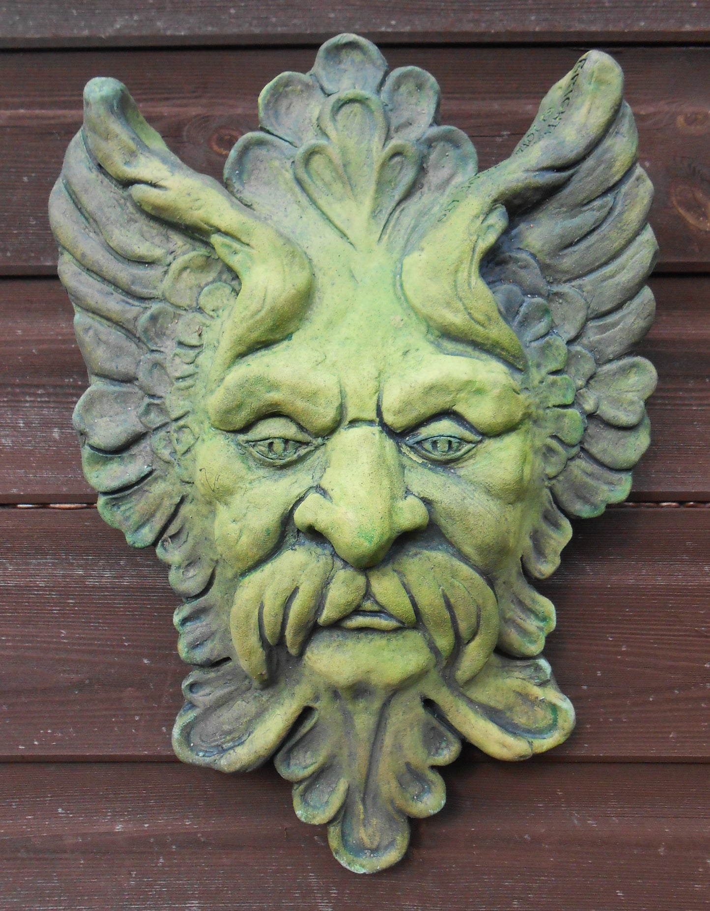 Michelangelo Green Man Plaque