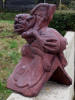 Mooning Gargoyle Angled Roof Finial