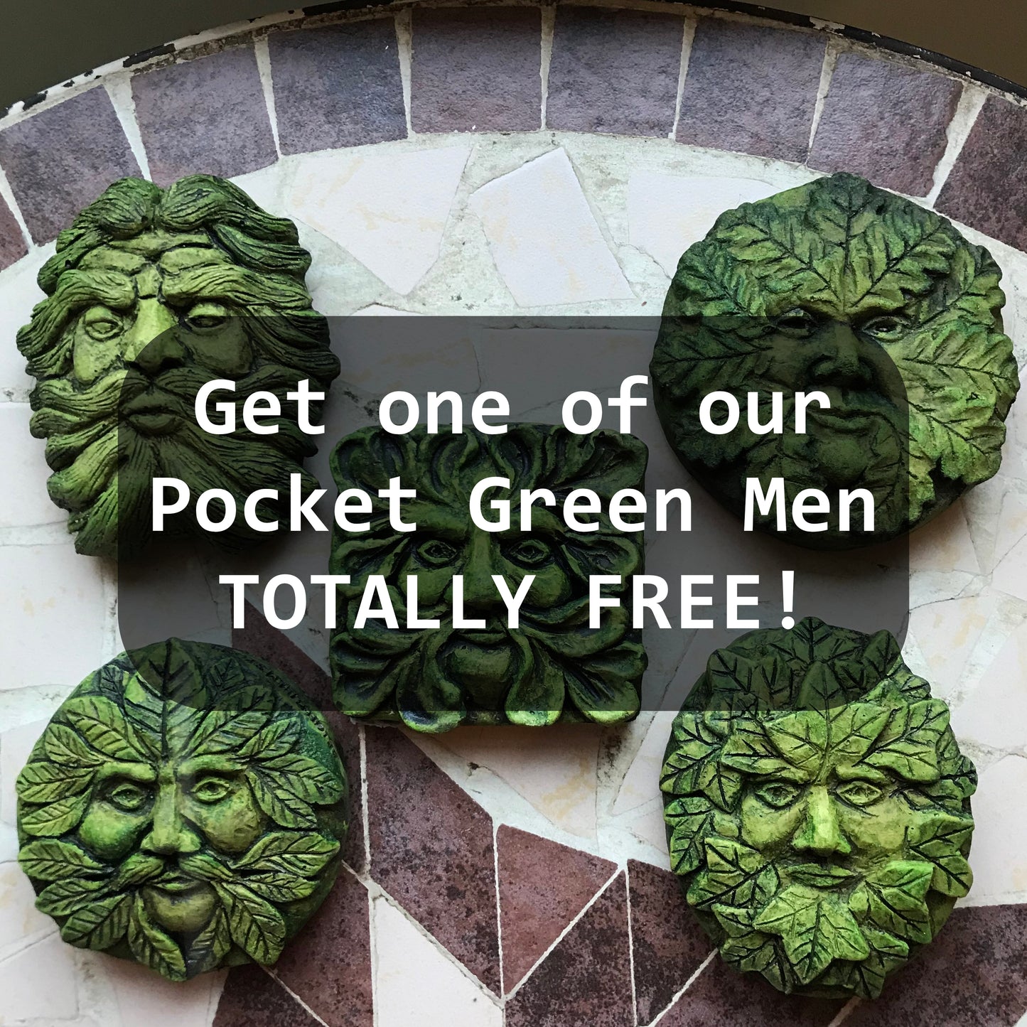Ash Green Man Plaque