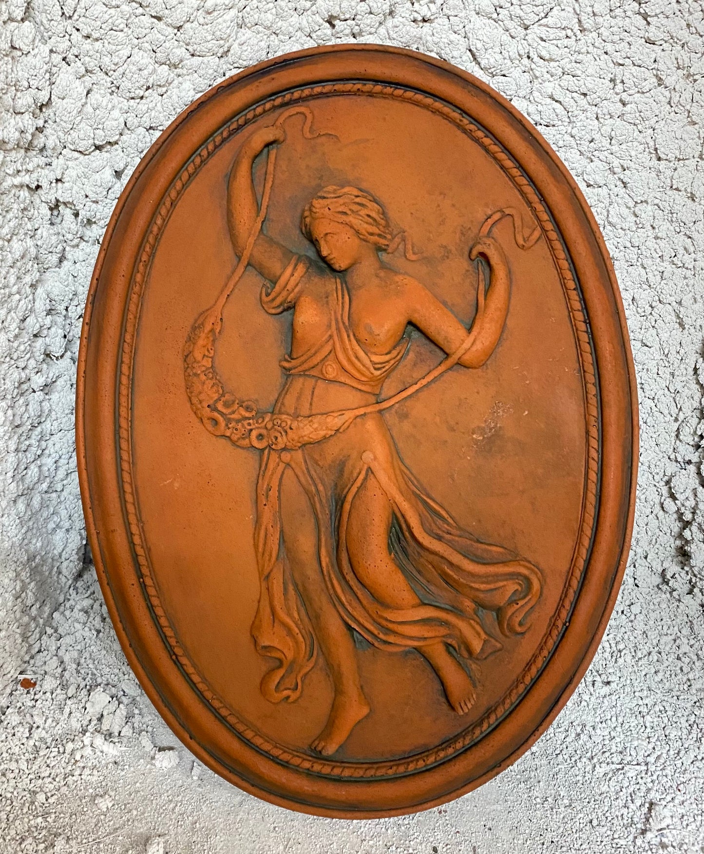Greek Goddess Plaques Pair