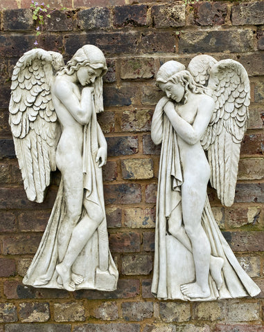 Canova's Angel Plaque Pair