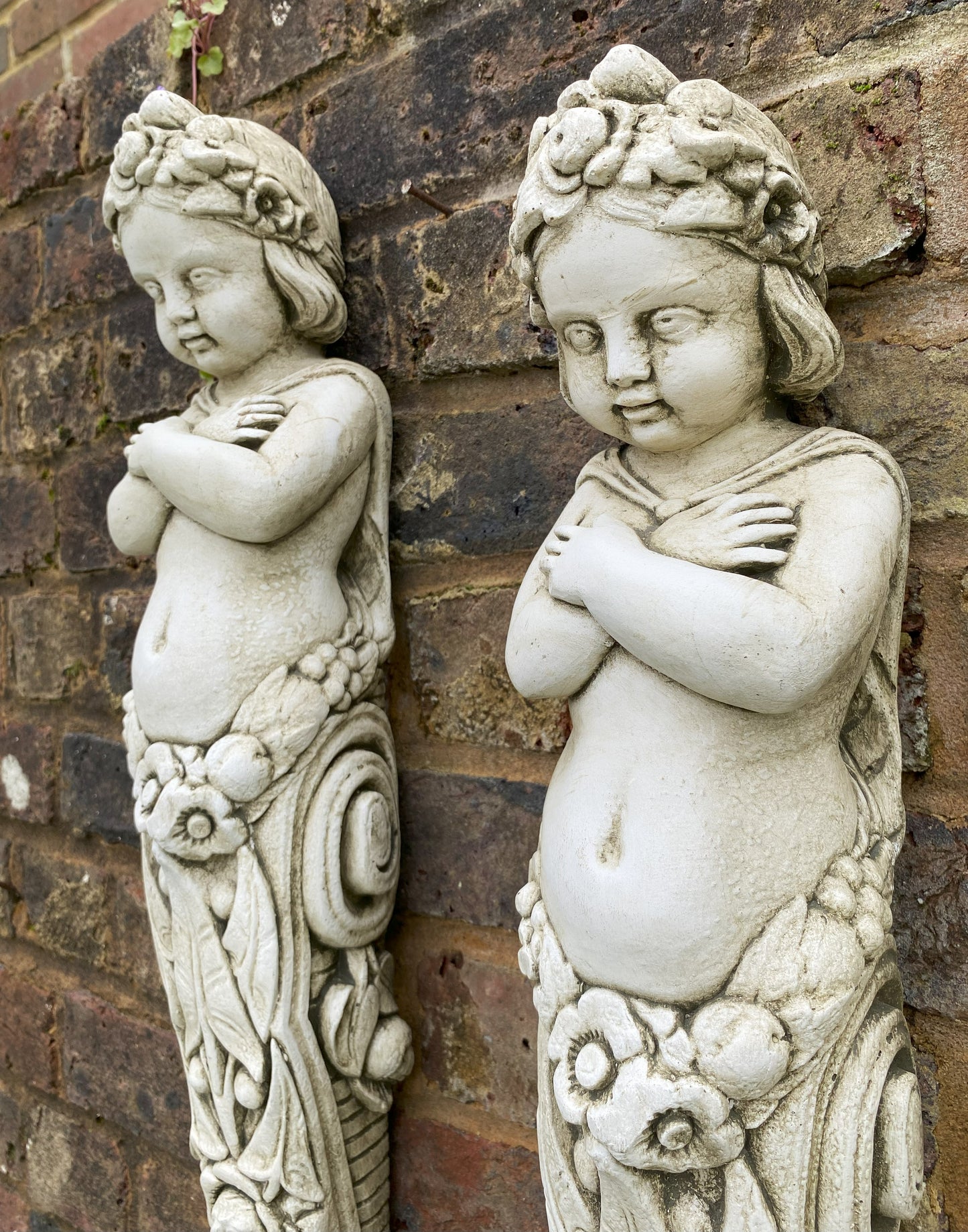 Pair of Cherub Corbels