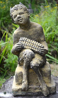 Pan Statue Playing Pipes