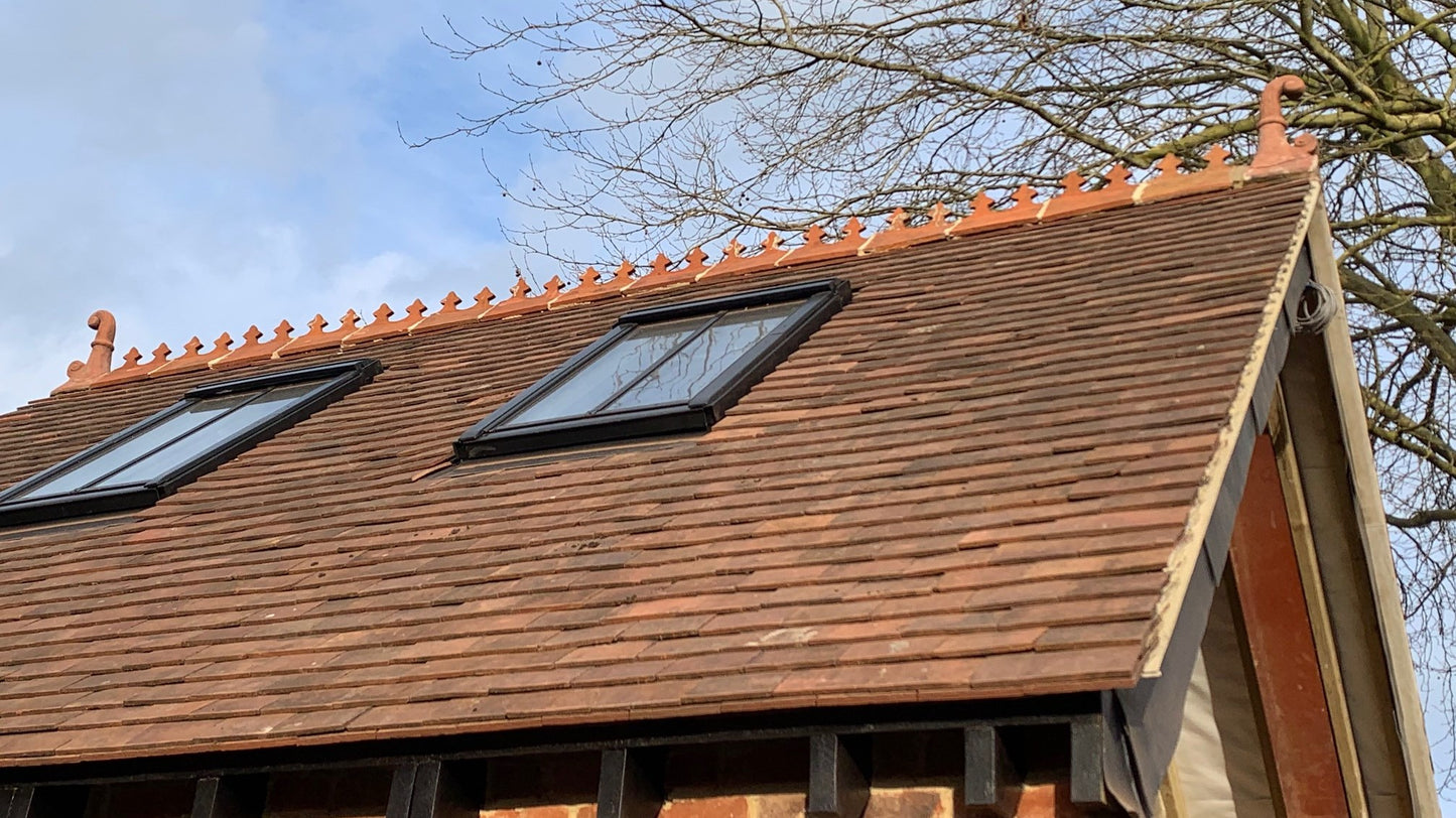 Scroll Angled Roof Finial