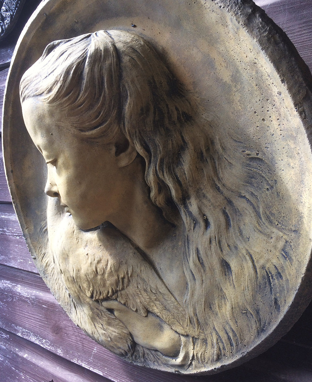 Girl and the Dove Plaque