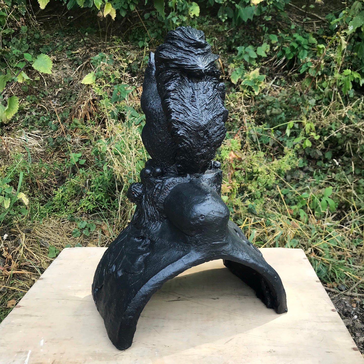 Squirrel Half Round Roof Finial