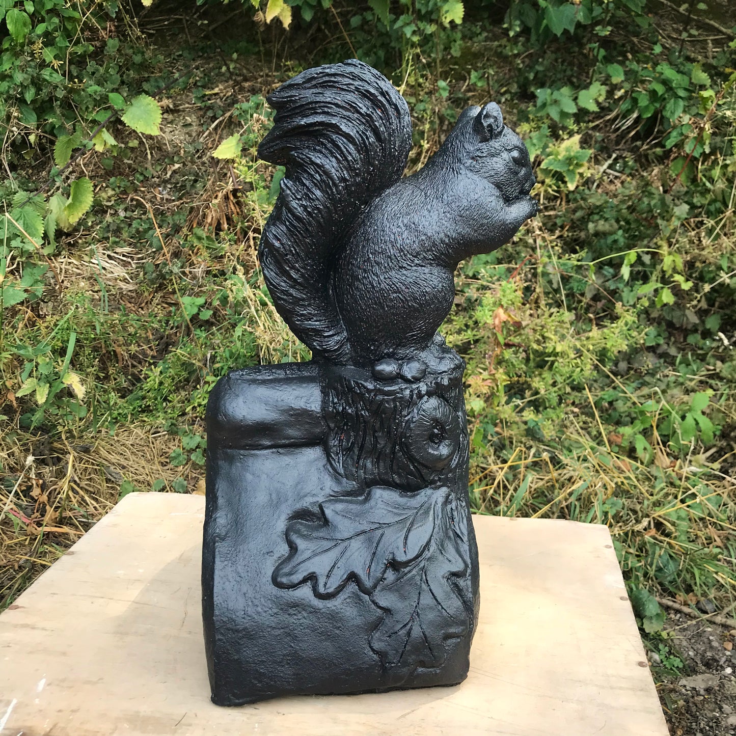 Squirrel Half Round Roof Finial