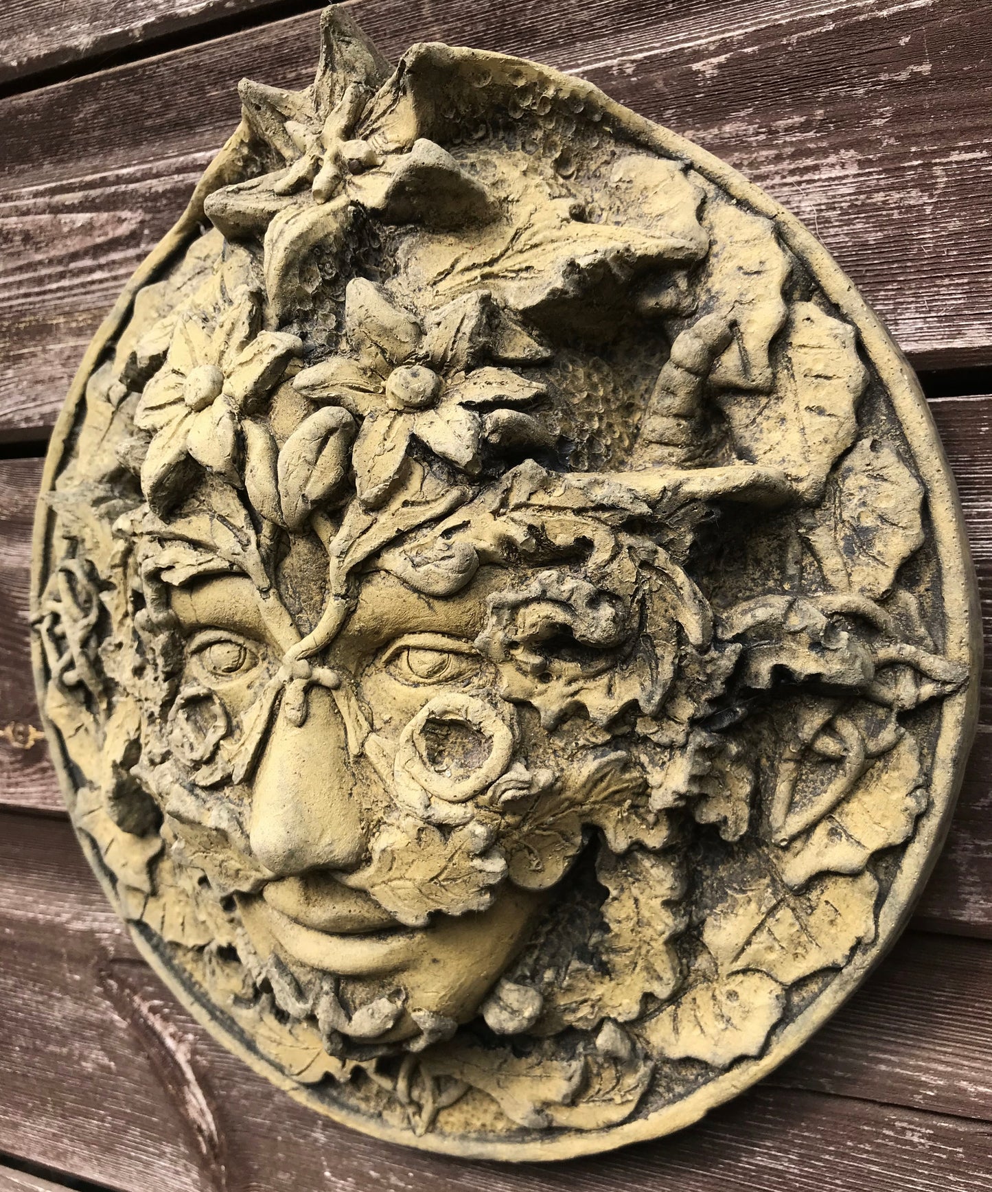 Summer Green Man Plaque