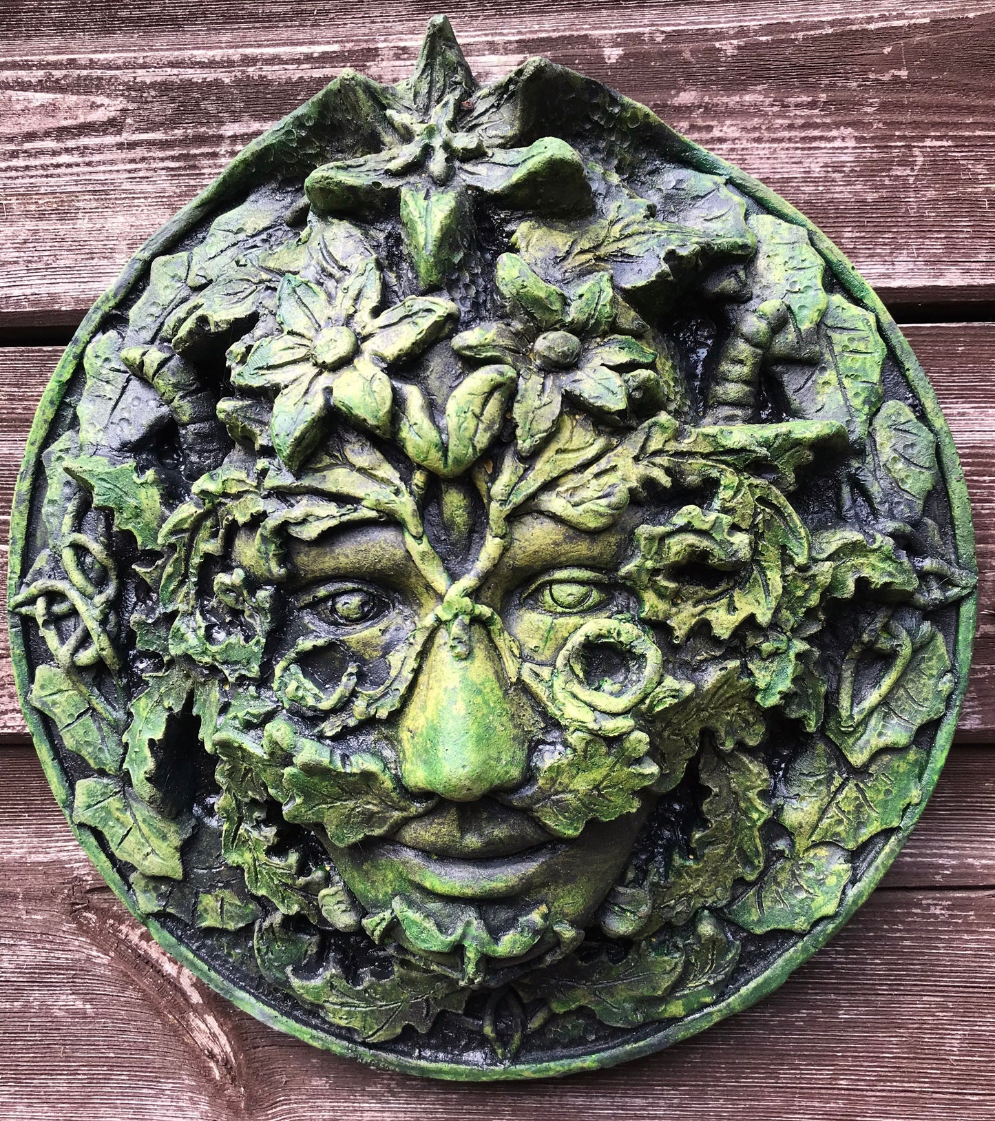 Summer Green Man Plaque