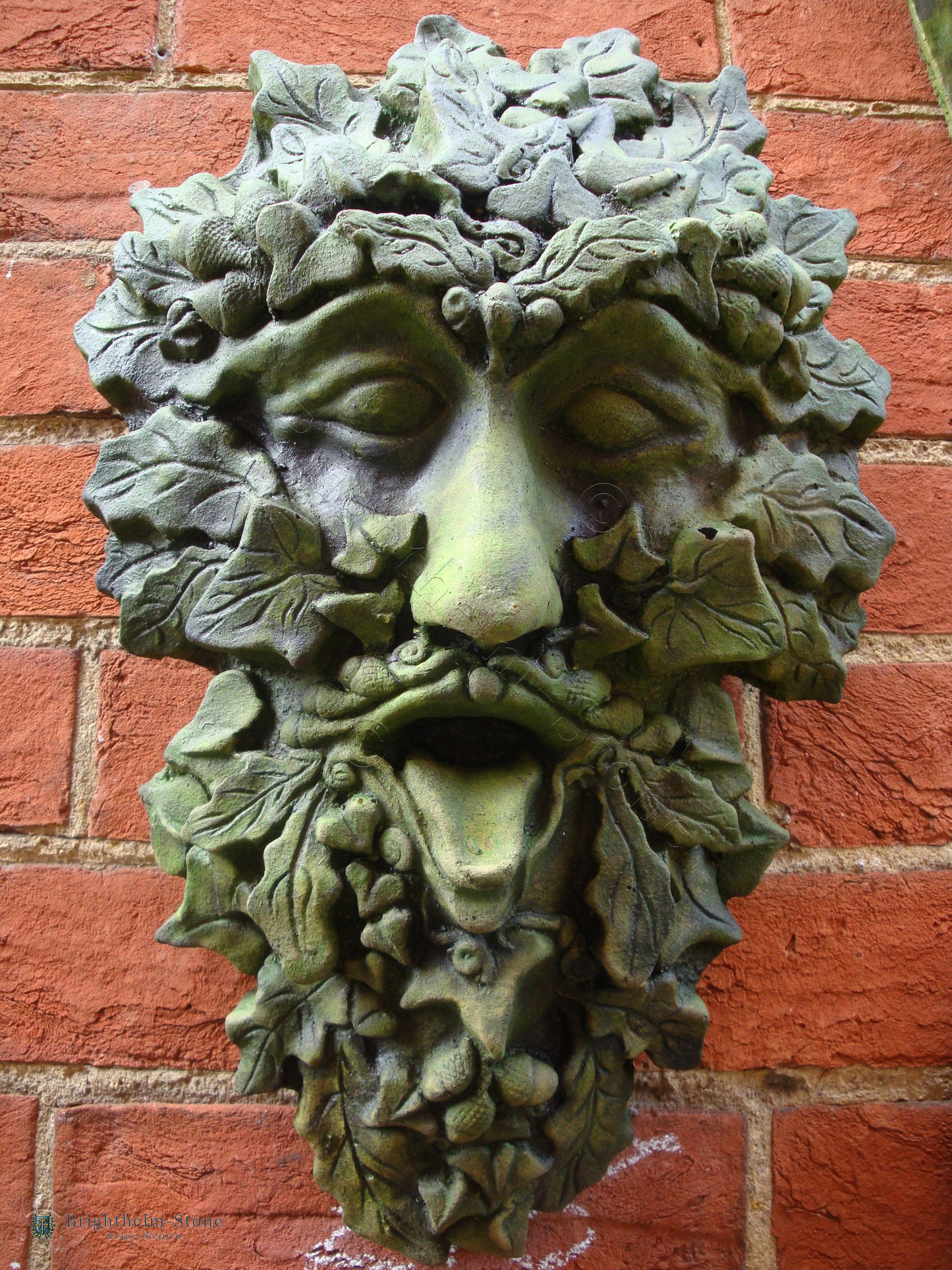 Westlake Large Green Man Plaque