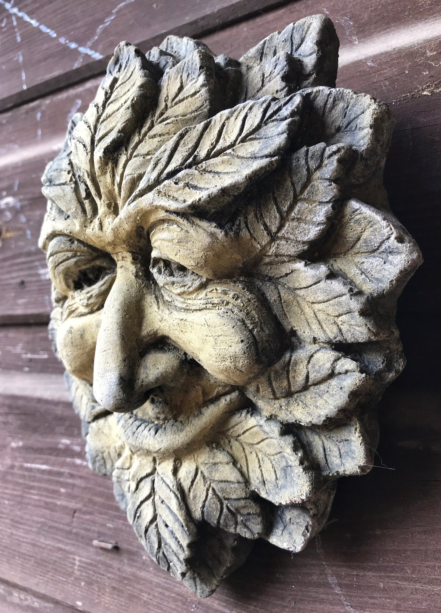 Pagan Set Four Green Man Plaques