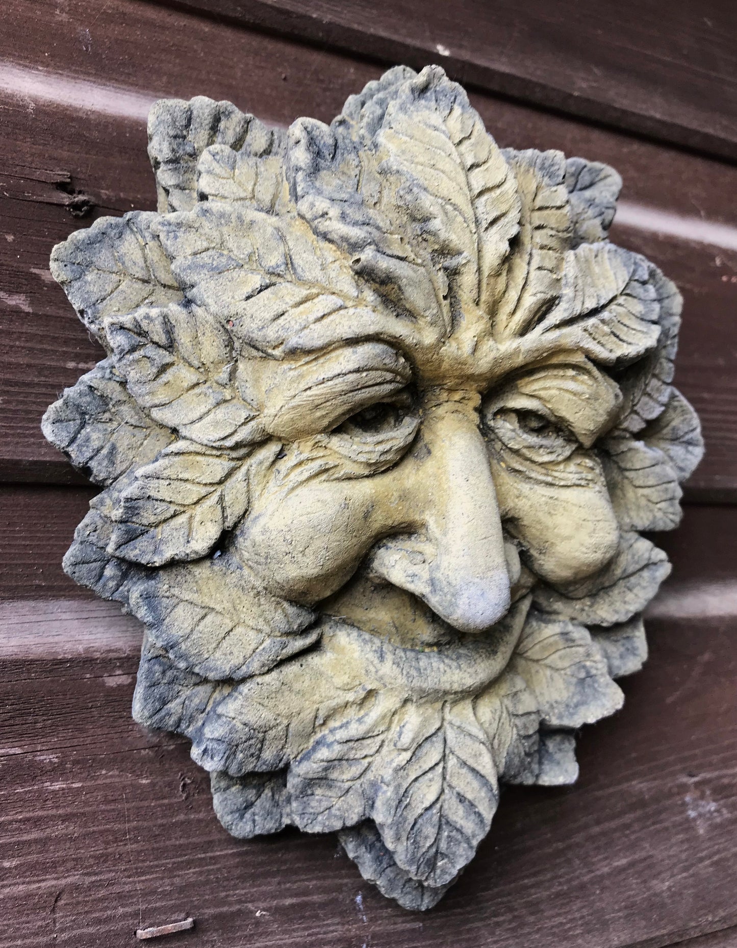 Pagan Set Four Green Man Plaques