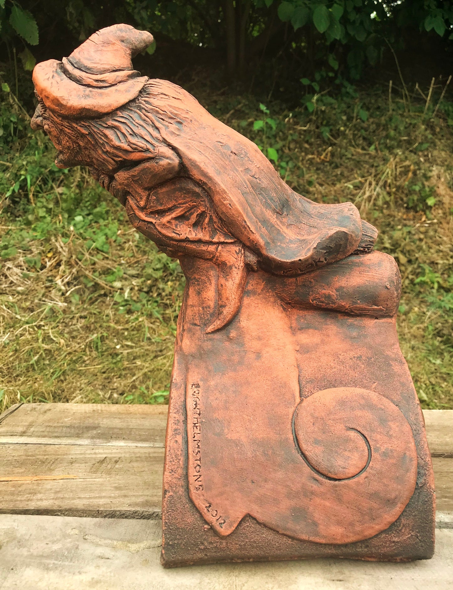 Witch Half Round Roof Finial