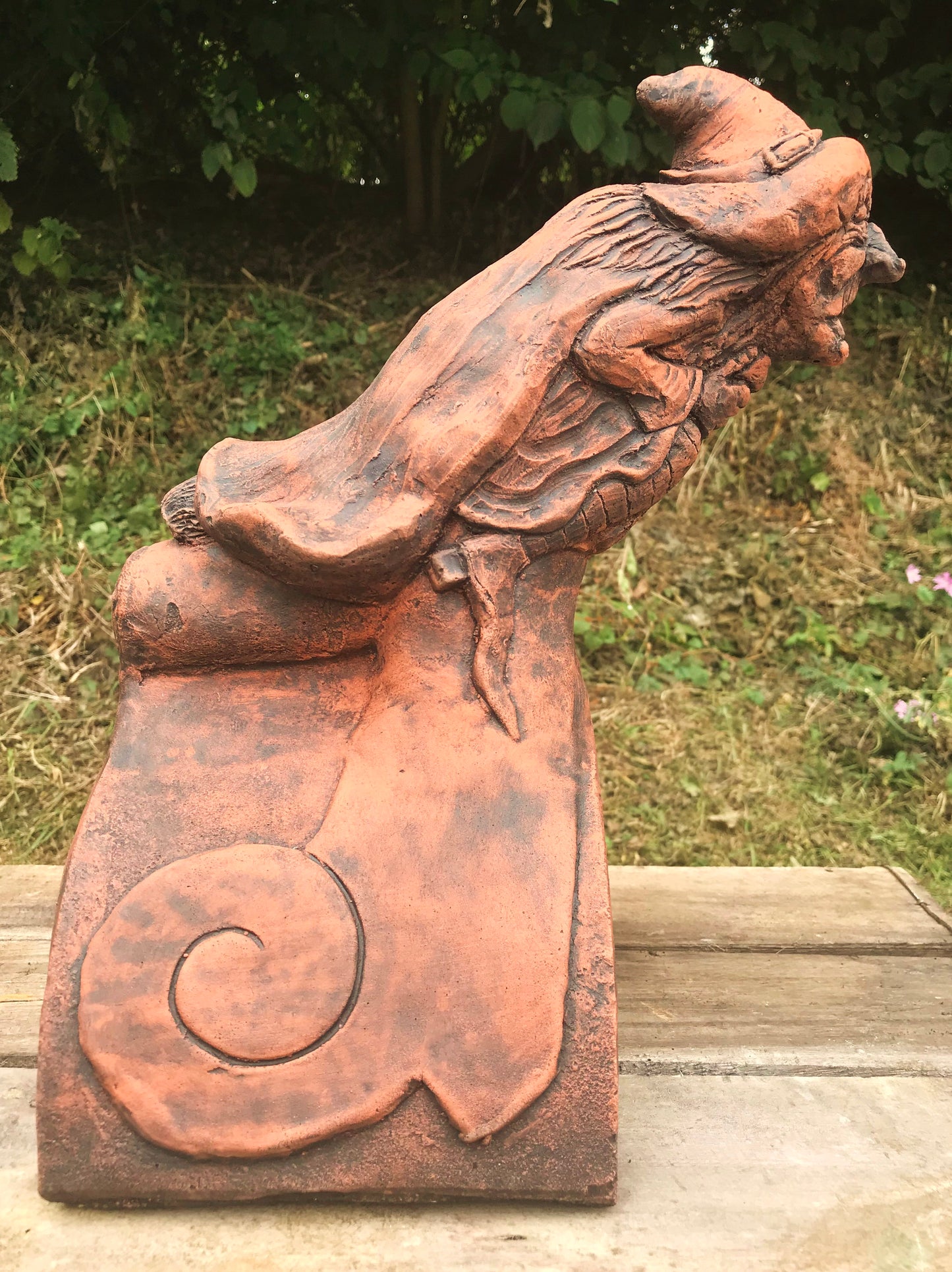 Witch Half Round Roof Finial