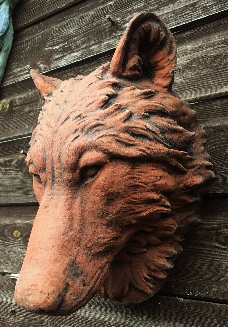 Wolf Head Plaque