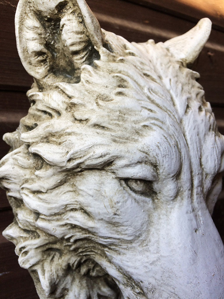 Wolf Head Plaque