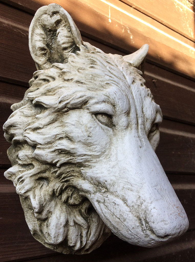 Wolf Head Plaque