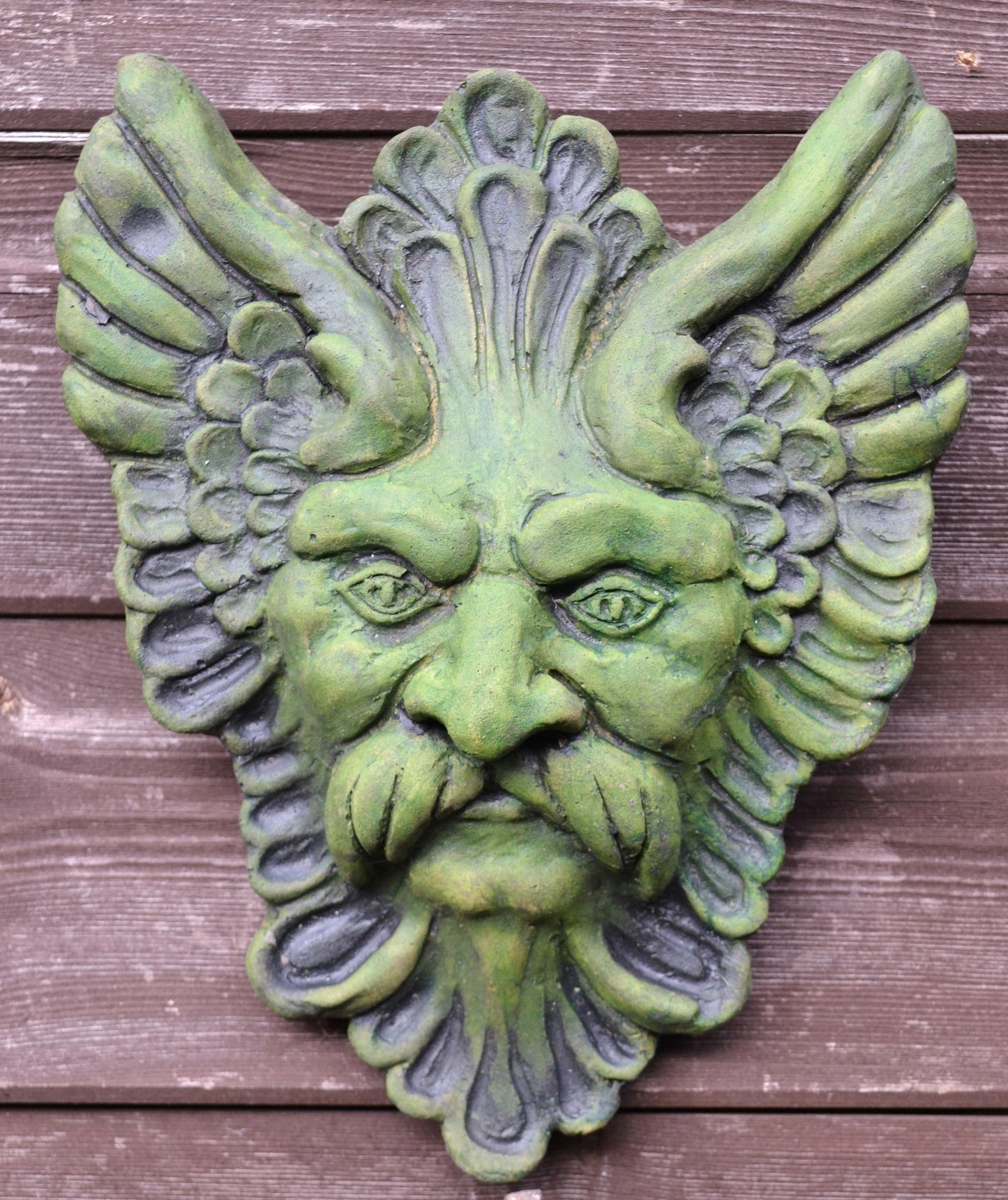 Michelangelo Green Man Plaque
