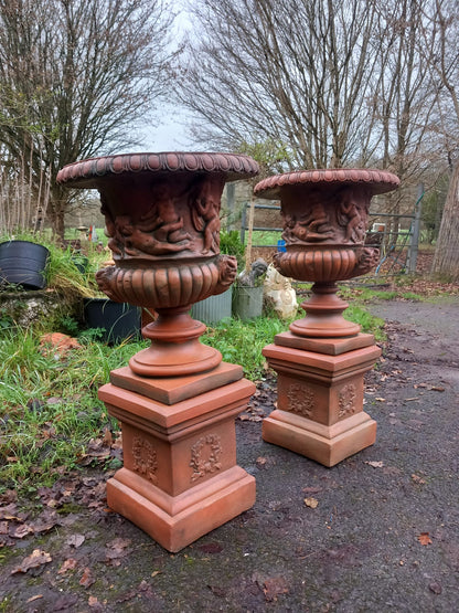 Large Decorative Urns