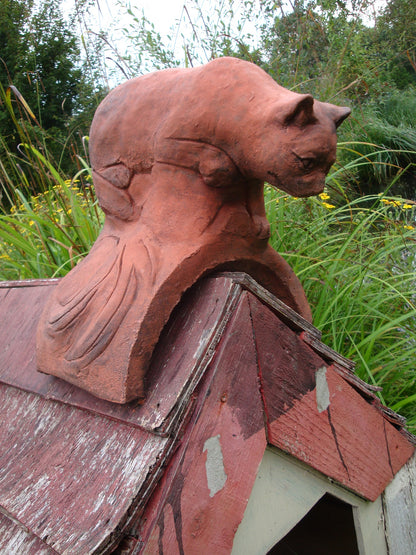 Cat Half Round Roof Finial