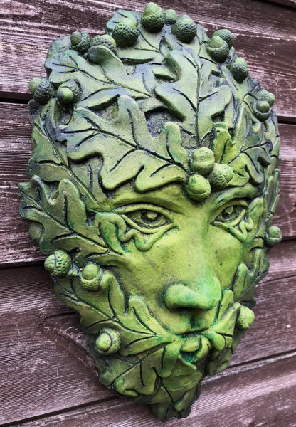 Acorn Green Man Plaque
