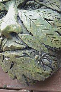 Ash Green Man Plaque