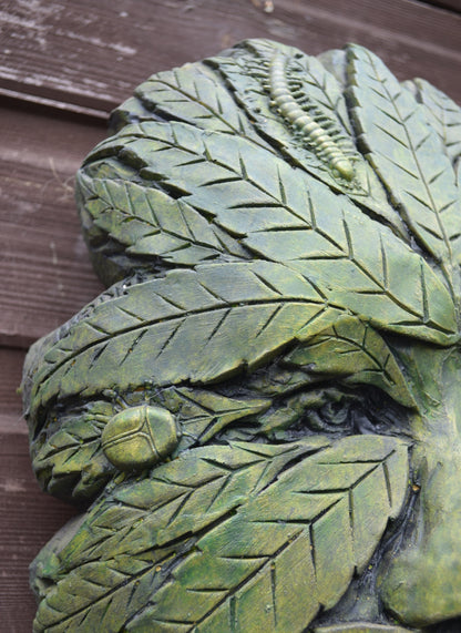 Ash Green Man Plaque