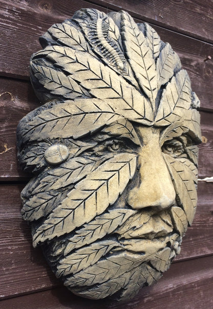Ash Green Man Plaque